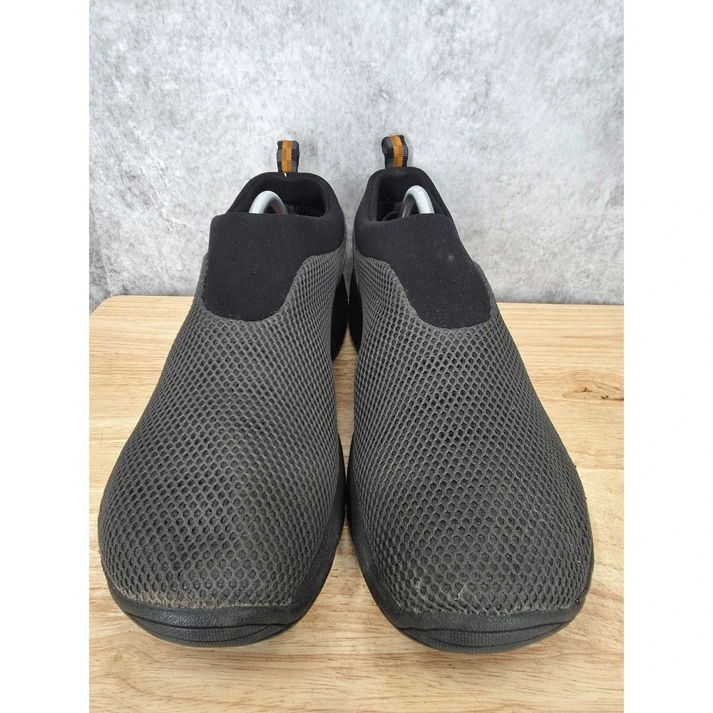 Merrell Primo Moc Shoes Mens 12 Breeze Charcoal Slip On Mesh Walking Gray J80477